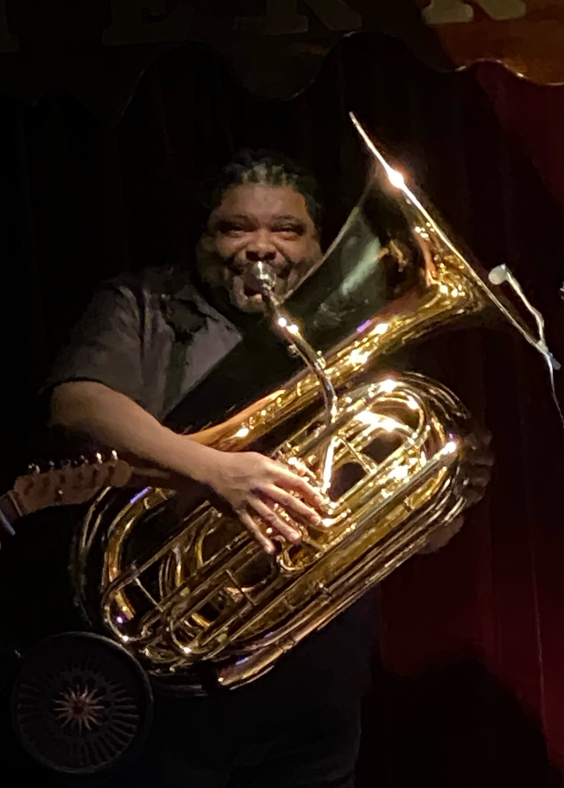 Kenny Bentley performing on tuba